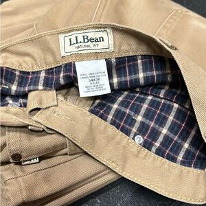 Men’s LLBean lined pants 34x36